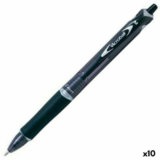 Stift Pilot Acroball Schwarz 0,4 mm (10 Stück)
