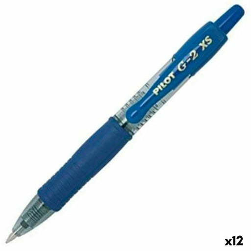 Stift Roller Pilot G-2 XS Einziehbar Blau 0,4 mm (12 Stück)