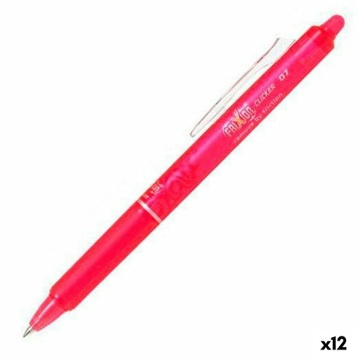 Stift Pilot Frixion Clicker Löschbare Tinte Rosa 0,4 mm 12 Stück