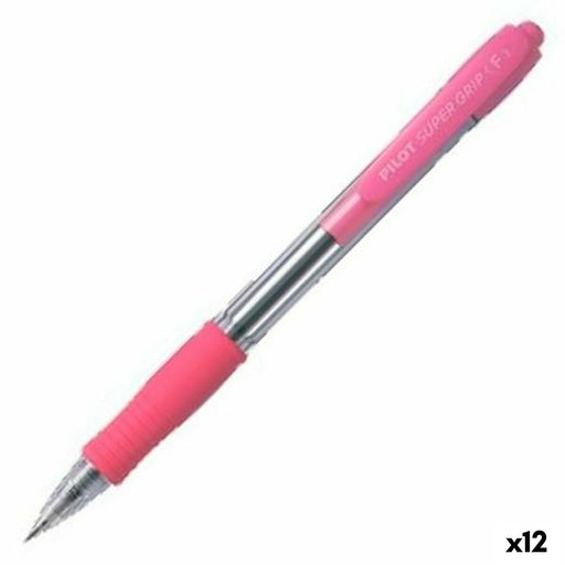 Stift Pilot Supergrip Rosa 0,4 mm (12 Stück)