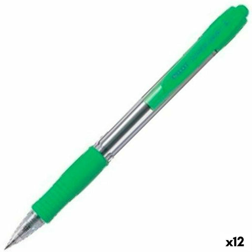 Stift Pilot Supergrip Hellgrün 0,4 mm (12 Stück)
