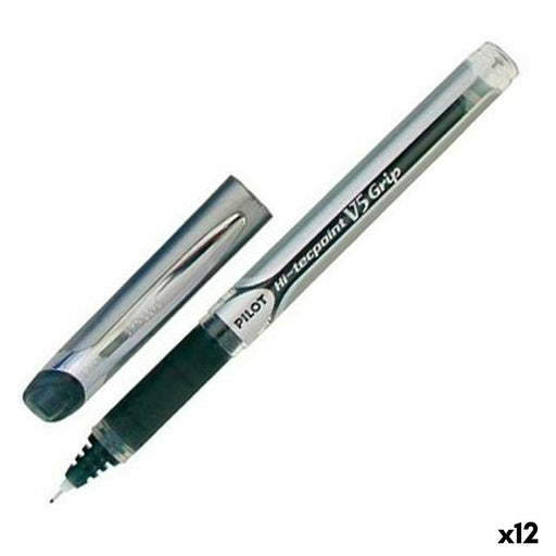 Stift Roller Pilot V5 Grip Schwarz 0,3 mm (12 Stück)