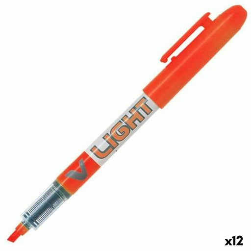Textmarker Pilot V Light Orange (12 Stück)
