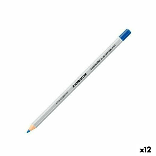 Markierungsstift Staedtler Lumocolor Non permanent Blau (12 Stück)