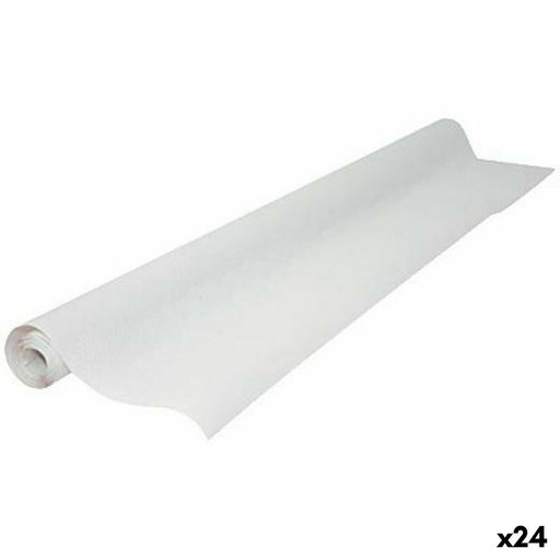 Tischdecke Maxi Products Weiß Papier 1 x 10 m (24 Stück) (40 Stück)