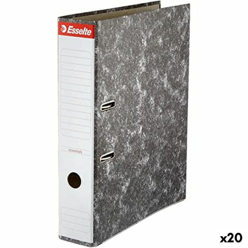 Ordnerbox mit Hebelmechanik Esselte Grau Din A4 (20 Stück)