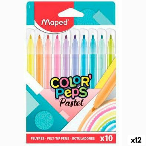 Marker-Set Maped Color' Peps Bunt 10 Stücke (12 Stück)