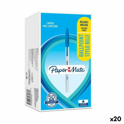 Stift Paper Mate 50 Stücke Blau 1 mm (20 Stück)
