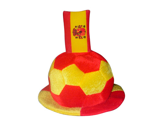 Fußballhut mit Spanischer Flagge